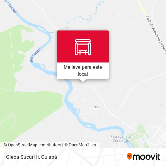 Gleba Sucuri II mapa