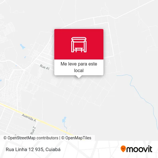 Rua Linha 12 935 mapa