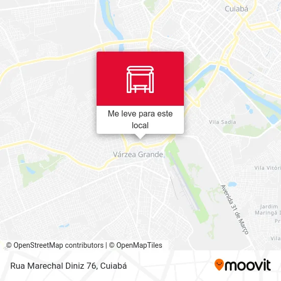 Rua Marechal Diniz 76 mapa