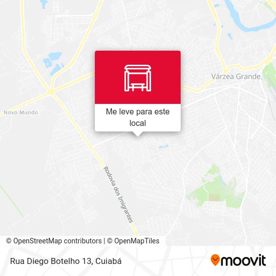 Rua Diego Botelho 13 mapa