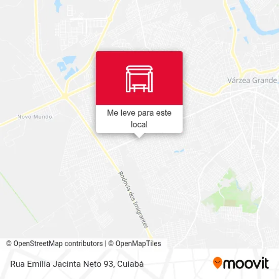 Rua Emília Jacinta Neto 93 mapa