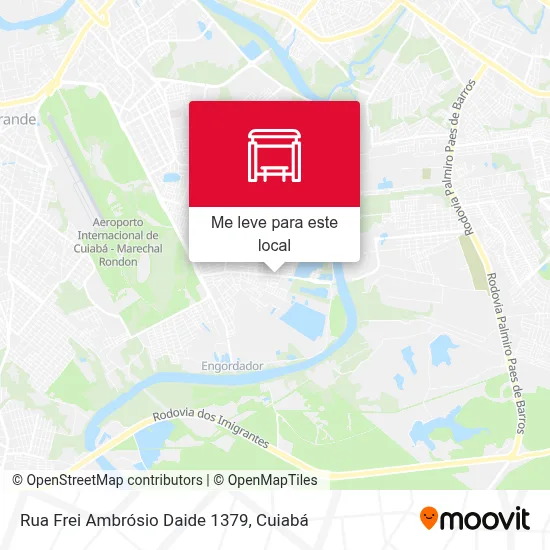 Rua Frei Ambrósio Daide 1379 mapa