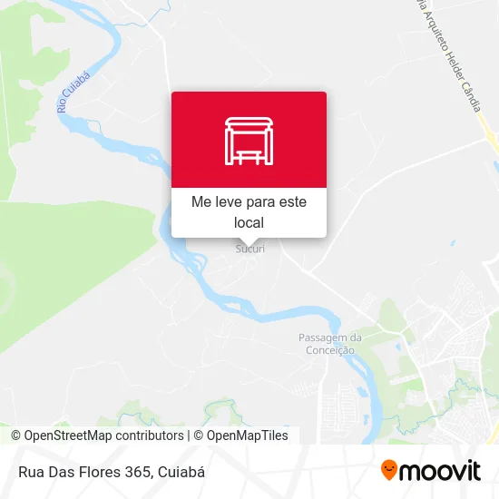 Rua Das Flores 365 mapa
