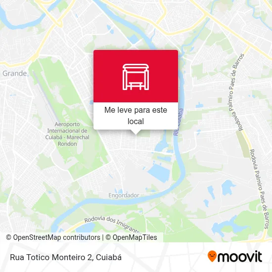Rua Totico Monteiro 2 mapa
