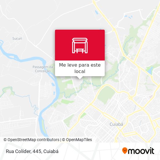 Rua Colíder, 445 mapa