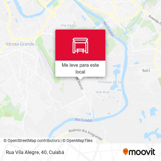 Rua Vila Alegre, 40 mapa