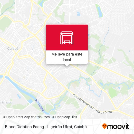 Bloco Didático Faeng - Ligeirão Ufmt mapa