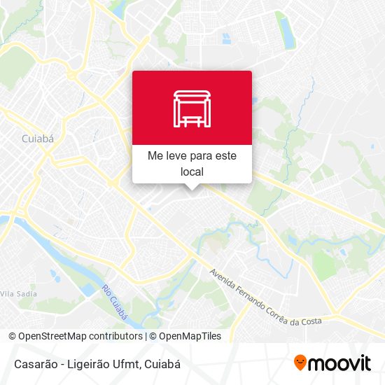 Casarão - Ligeirão Ufmt mapa