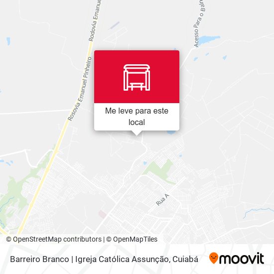 Barreiro Branco | Igreja Católica Assunção mapa