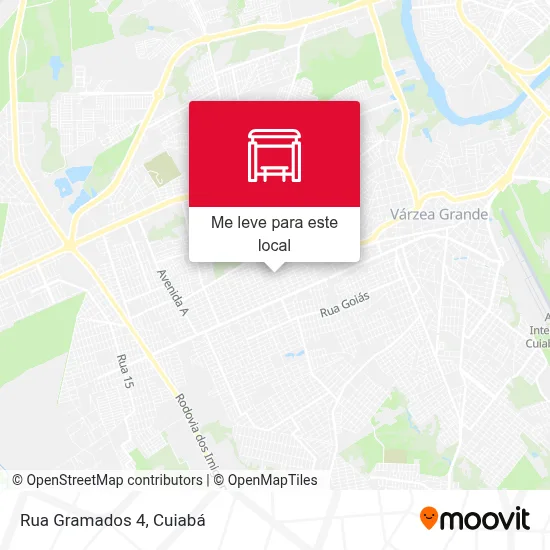 Rua Gramados 4 mapa