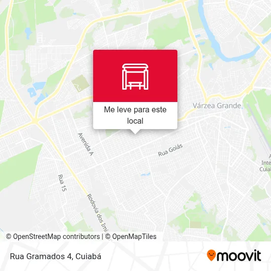 Rua Gramados 4 mapa