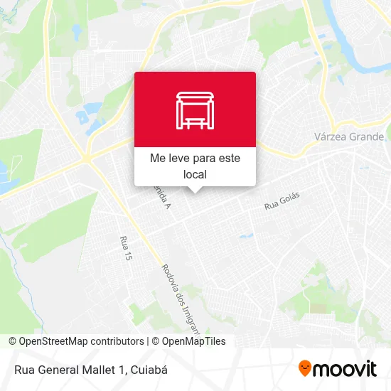 Rua General Mallet 1 mapa