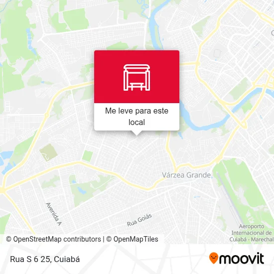Rua S 6 25 mapa