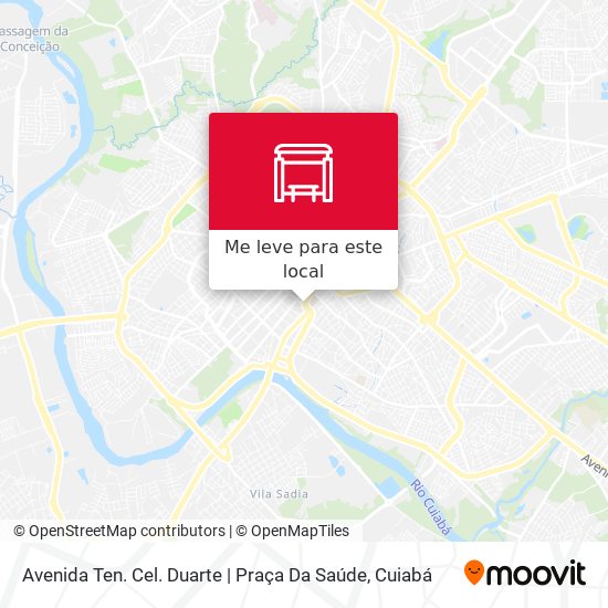 Avenida Ten. Cel. Duarte | Praça Da Saúde mapa