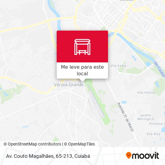 Av. Couto Magalhães, 65-213 mapa