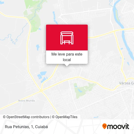 Rua Petunias, 1 mapa