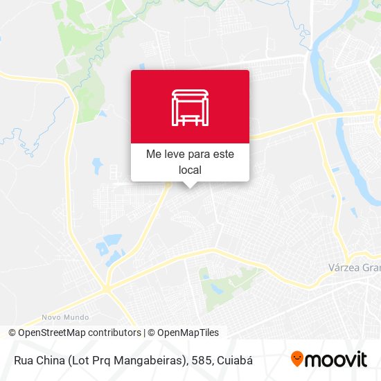 Rua China (Lot Prq Mangabeiras), 585 mapa
