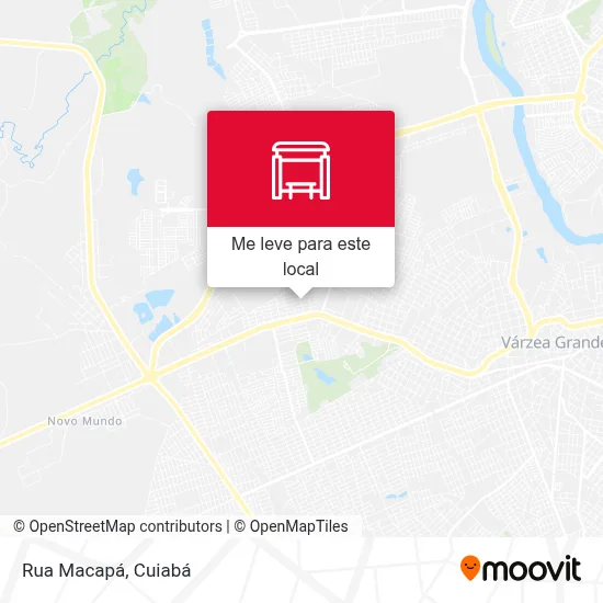 Rua Macapá mapa
