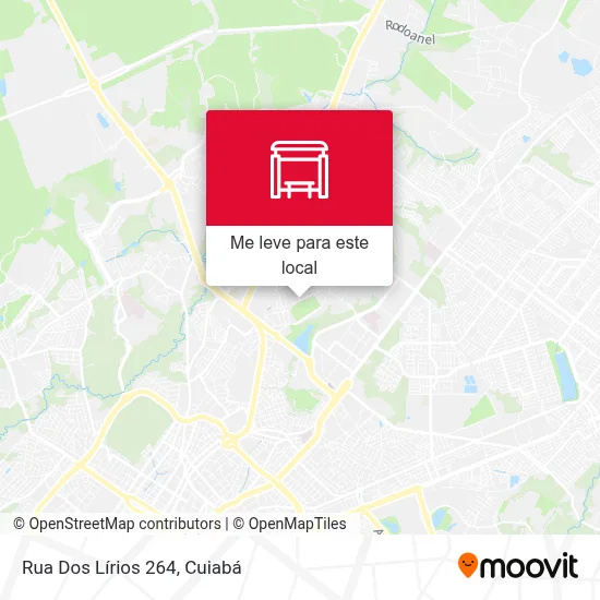 Rua Dos Lírios 264 mapa