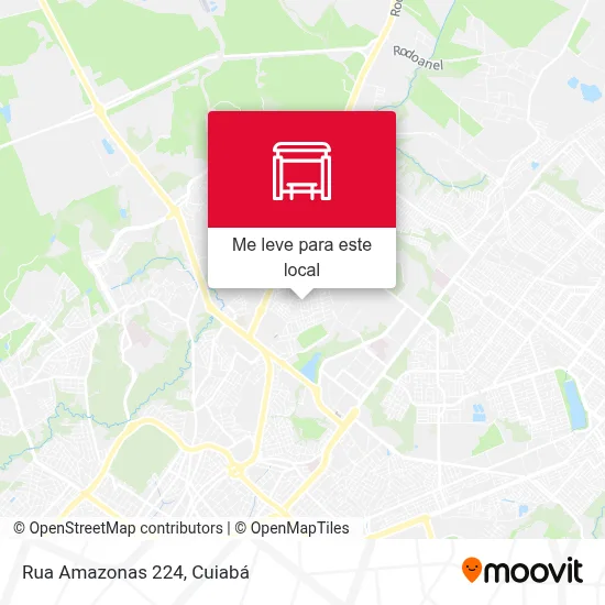Rua Amazonas 224 mapa