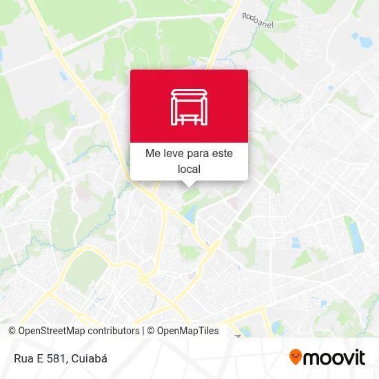 Rua E 581 mapa