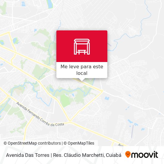 Avenida Das Torres | Res. Cláudio Marchetti mapa