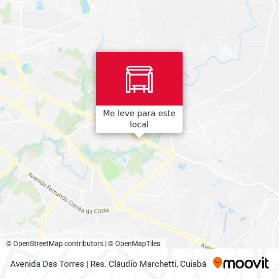 Avenida Das Torres | Res. Cláudio Marchetti mapa