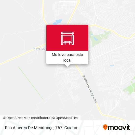 Rua Alberes De Mendonça, 767 mapa
