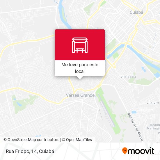Rua Friopc, 14 mapa