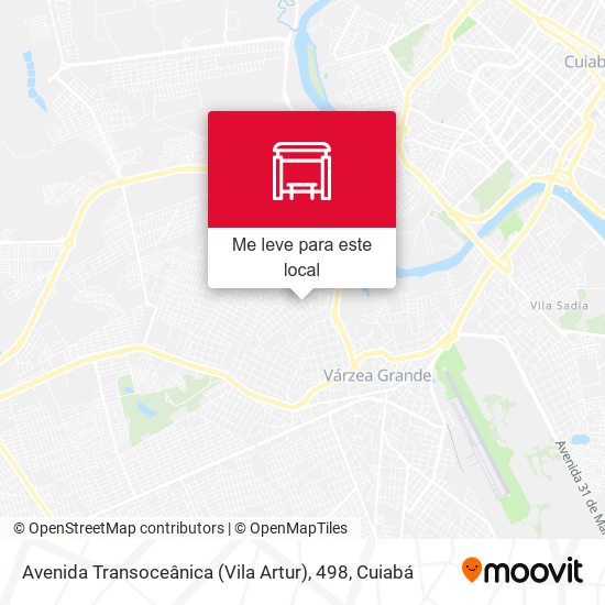 Avenida Transoceânica (Vila Artur), 498 mapa