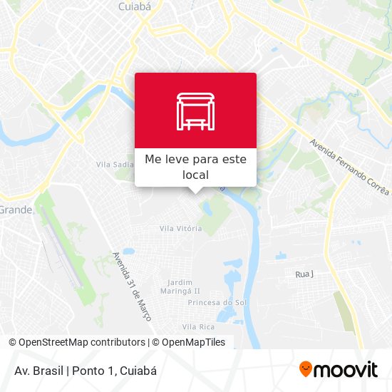 Av. Brasil | Ponto 1 mapa