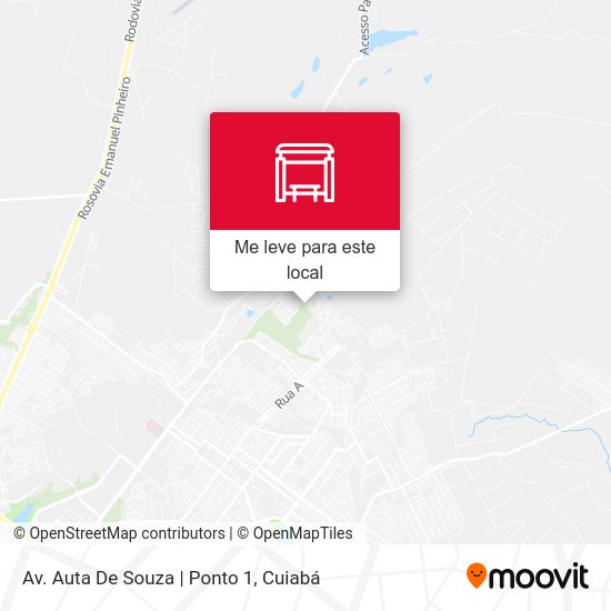 Av. Auta De Souza | Ponto 1 mapa