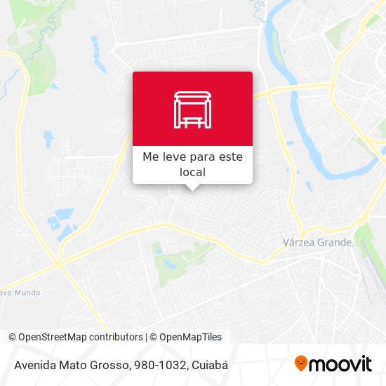 Avenida Mato Grosso, 980-1032 mapa