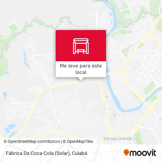 Fábrica Da Coca-Cola (Solar) mapa