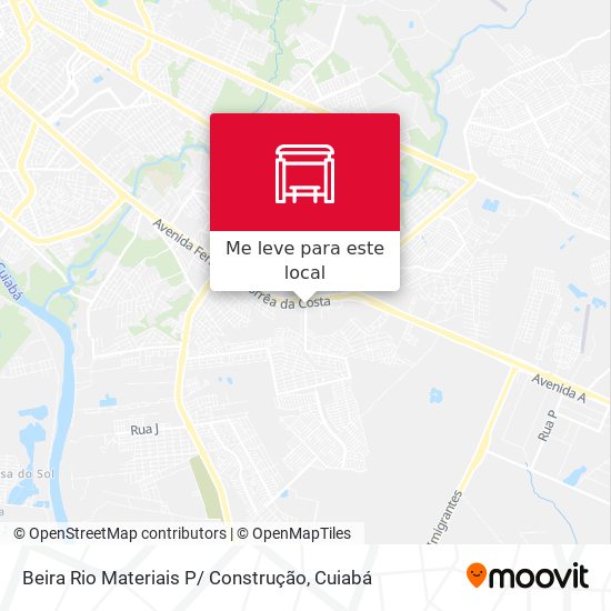 Beira Rio Materiais P/ Construção mapa