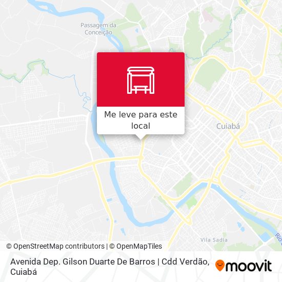 Avenida Dep. Gilson Duarte De Barros | Cdd Verdão mapa