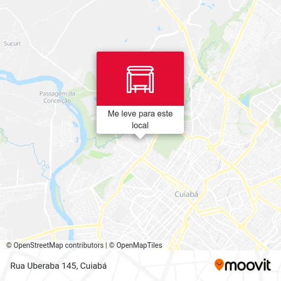 Rua Uberaba 145 mapa