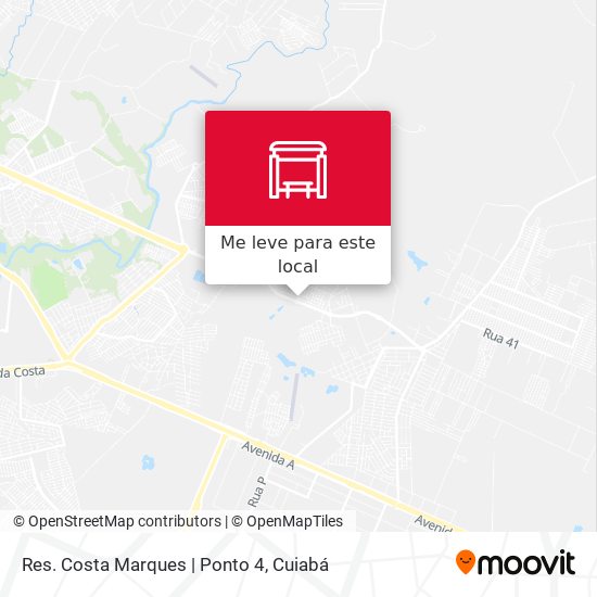 Res. Costa Marques | Ponto 4 mapa