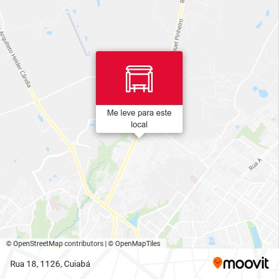 Rua 18, 1126 mapa