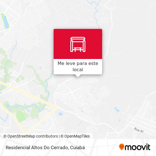 Residencial Altos Do Cerrado mapa