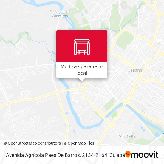 Avenida Agrícola Paes De Barros, 2134-2164 mapa