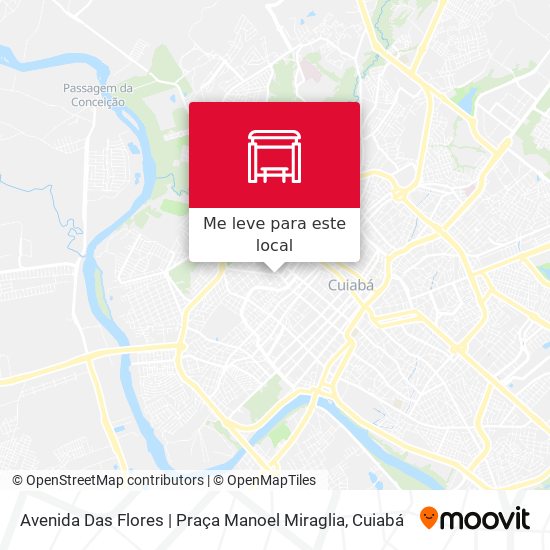 Avenida Das Flores | Praça Manoel Miraglia mapa