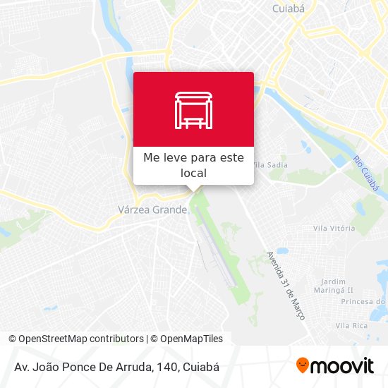 Av. João Ponce De Arruda, 140 mapa