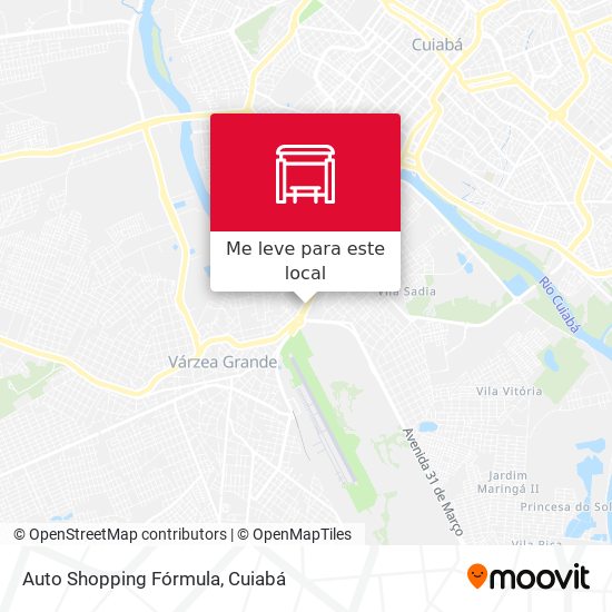 Auto Shopping Fórmula mapa