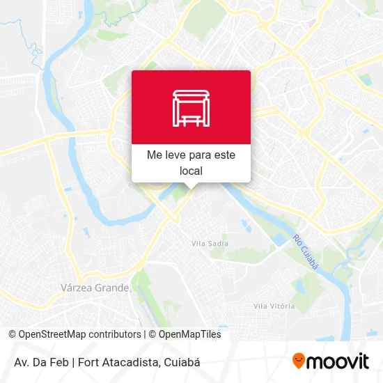 Av. Da Feb | Fort Atacadista mapa