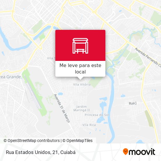 Rua Estados Unidos, 21 mapa