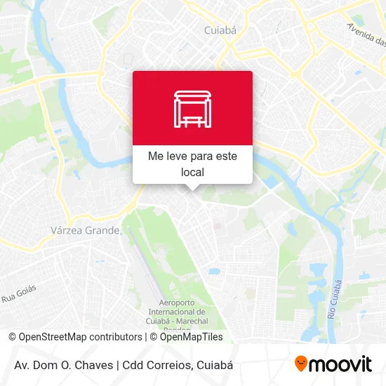 Av. Dom O. Chaves | Cdd Correios mapa