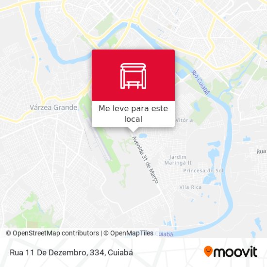 Rua 11 De Dezembro, 334 mapa