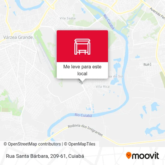 Rua Santa Bárbara, 209-61 mapa