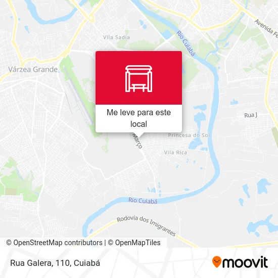 Rua Galera, 110 mapa